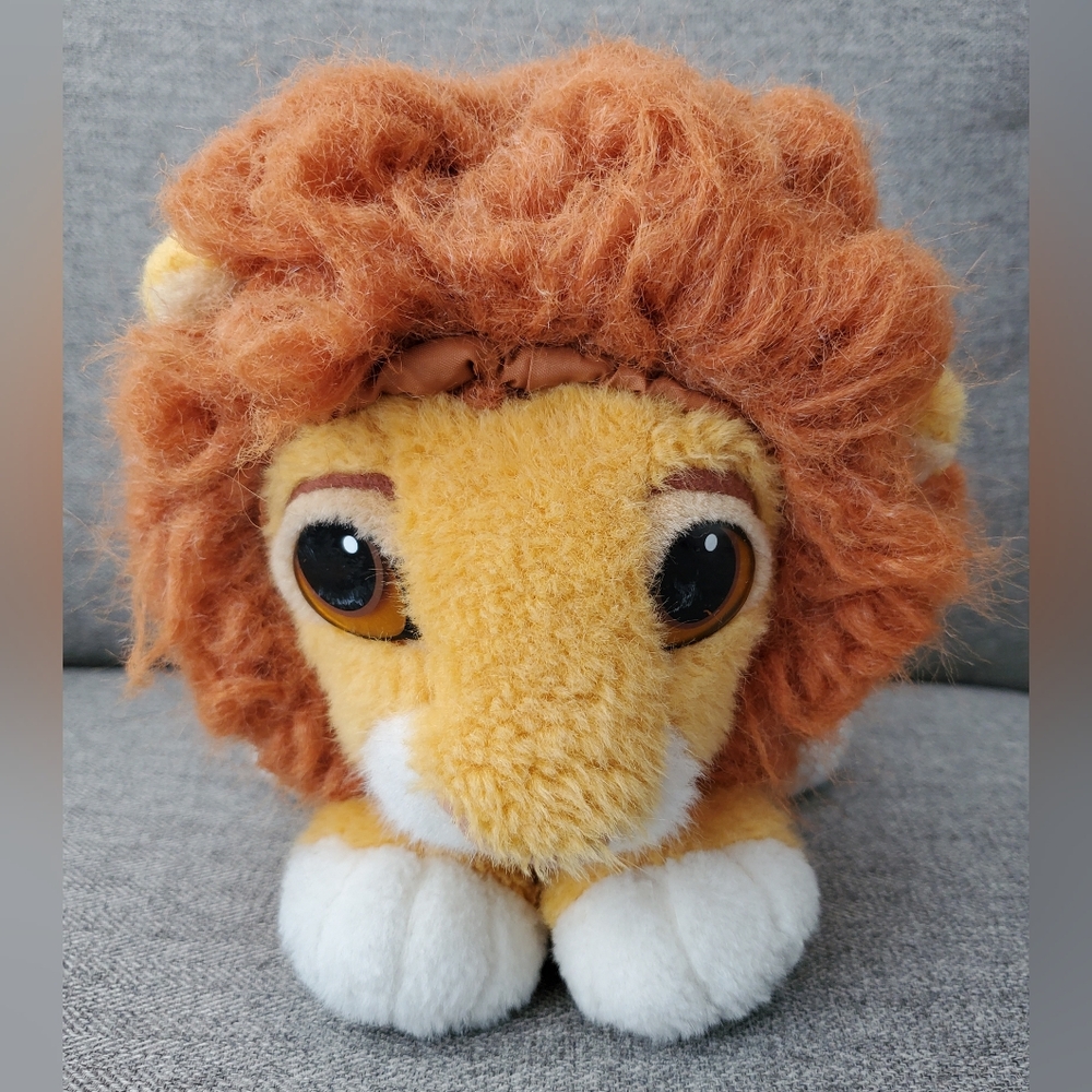 Vintage 1994 Mattel Disney The Lion King Mane Changing Growing Up Simba Plush